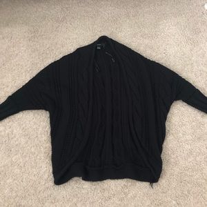 black cardigan